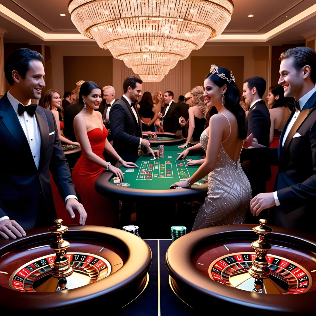 Luxurious casino interior